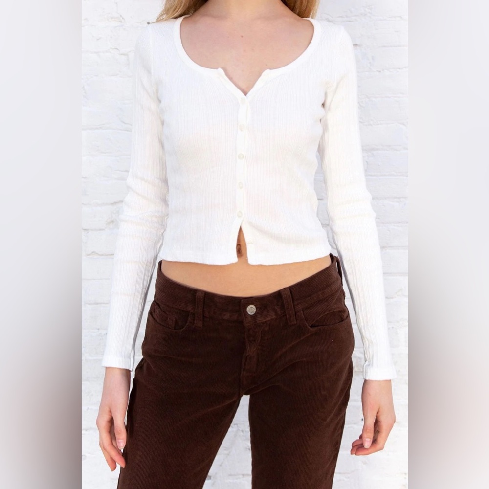 Brandy Melville white long sleeve